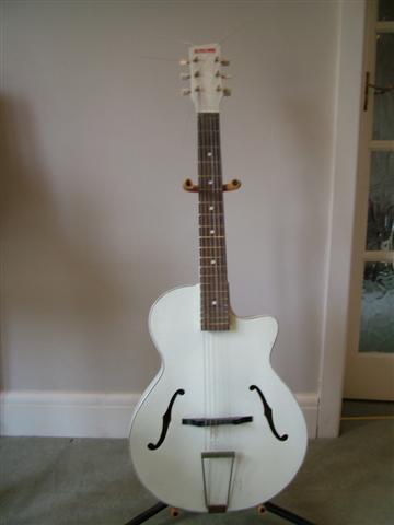 vintage rosetti archtop acoustic guitar